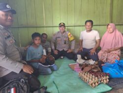 Video Viral Tangisan Bocah di Pulau Wakai, Kapolsek Unauna Segera Berikan Bantuan