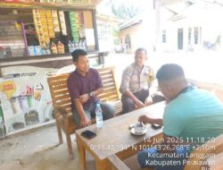 Bhabinkamtibmas Kelurahan Langgam Ajak Warga Bersama Jaga Kamtibmas Lewat DDS