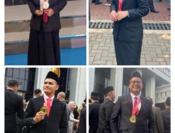 Empat Alumni Fakultas Hukum Unimal Dikukuhkan Presiden Prabowo sebagai Hakim Mahkamah Agung.