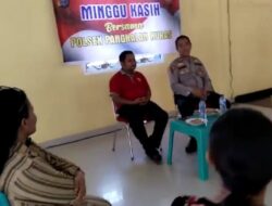 Polisi Sambangi Gereja di Pangkalan Kuras, Bahas Kesehatan hingga Narkoba