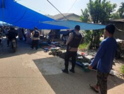 Polsii Hadir Dekat Masyarakat, Jaga Aman Suasana Jual Beli