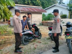 Polsek Bunut Intensifkan Patroli Cegah Kejahatan C3 di Wilayah Hukum