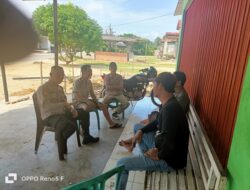 Cegah Gangguan Kamtibmas, Bhabinkamtibmas Polsek Kerumutan Edukasi Warga Langsung