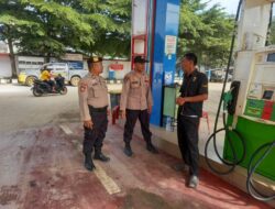 Patroli Polsek Pangkalan Kerinci Sasar Pusat Keramaian dan Objek Vital