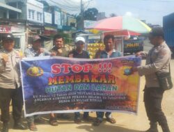 Polsek Ukui Cegah Karhutla di Wilayahnya