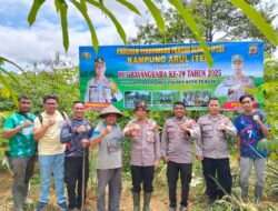 Motivasi Warga Binaan Perkuat Ketahanan Pangan, Polsek Linge Terjun Langsung Bersama Masyarakat