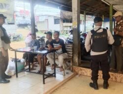 Jaga Lingkungan Aman, Polsek Ukui Lakukan KRYD dan Edukasi Warga