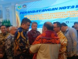 Wakil Bupati Tapanuli Utara Hadiri Penandatanganan Nota Kesepahaman Program Makan Bergizi Gratis