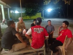 Kapolsek Kerumutan Bersama Kanit Intel Lakukan Cooling System, Ajak Pemuda Jaga Kamtibmas
