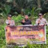 Polsek Kuala Kampar Ajak Warga Lawan Karhutla, Bakar Lahan Bukan Solusi