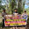 Polsek Teluk Meranti Edukasi Warga Soal Bahaya Karhutla, Maklumat Kapolda Riau Disebar di Perkebunan Warga