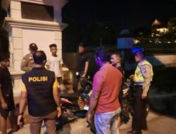 Polsek Pangkalan Kerinci Gencar Patroli Malam, Jalanan Aman dan Nyaman