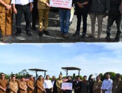 Untuk mendorong Program Pemerintah Pusat, ” Ketahanan Pangan ” Bupati Humbahas Bersama TMI Serahkan Traktor Kepada Kelompok Tani