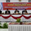 Bupati Tandatangani Keputusan Bersama DPRD tentang Ranperda Pertanggungjawaban APBD Kabupaten Humbahas T.A. 2024.