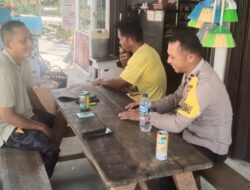 Bhabinkamtibmas Langgam Imbau Warga Segati Waspada Narkoba dan Karhutla