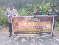 Masuki Musim Kemarau, Polsek Kuala Kampar Intensifkan Patroli Karhutla