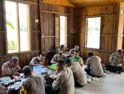 Kapolsek Langgam Sambangi Tokoh Adat, Ajak Jaga Kamtibmas dan Waspada Hoaks