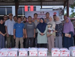 Polres Langsa Salurkan 200 Paket Sembako Sambut Hari Bhayangkara ke-79