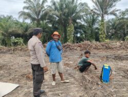 Polsek Bunut Ajak Warga Desa Angkasa Jaga Stabilitas Lewat Sambang Cooling System