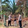 Sosialisasi Larangan Pembakaran Lahan, Polsek Pangkalan Lesung Turun ke Lapangan