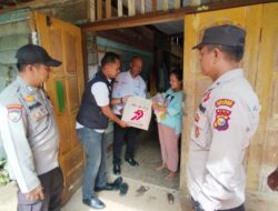 Polsek Ukui Salurkan Bantuan Sosial di Momen HUT Bhayangkara ke-79