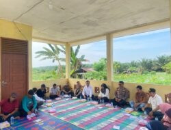 Kapolsek Pangkalan Kuras Gelar Silaturahmi dengan Masyarakat Desa Batangkulim Dukung Program Ketahanan Pangan