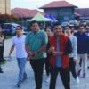 Menyambut Hari Ulang Tahun (HUT) Bhayangkara ke-79, Polres Humbang Hasundutan menggelar kegiatan Car Free Day dan olahraga bersama.