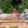 Polsek Teluk Meranti Sosialisasikan Maklumat Kapolda Riau untuk Cegah Karhutla