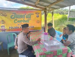 Jumat Curhat Polsek Kerumutan, Warga Pertanyakan Santunan Kecelakaan