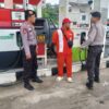 Jaga Kamtibmas, Regu UKL II Polsek Kerinci Sambangi SPBU dan Swalayan