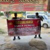 Kepada Warga, Polsek Langgam Sosialisasikan Larangan Karhutla