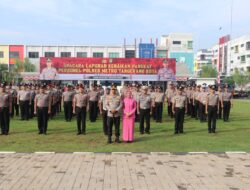 Periode 1 Juli 2025, Kapolres Metro Tangerang Kota Pimpin Kenaikan Pangkat 102 Anggotanya