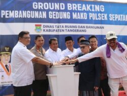 Ground Breaking Gedung Baru Polsek Sepatan, Kapolres Metro Tangerang Kota: Tingkatkan Pelayanan Masyarakat