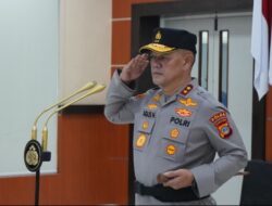 Polda Sulteng Gelar Pencucian Pataka ‘Wira Dharma Brata’ Menjelang Hari Bhayangkara Ke-79