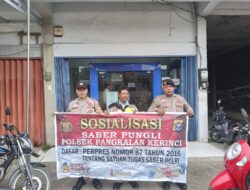 Cegah Pungli, Polsek Pangkalan Kerinci Lakukan Ini