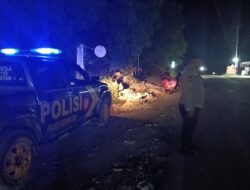 Patroli Blue Light Polsek Kerumutan Sisir Pusat Keramaian