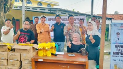 Ada Apa Dengan Camat Anyar Bagikan Minyakita Dengan PT Argo Serang Berkah.