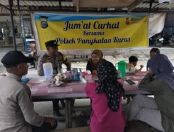 Polsek Pangkalan Kuras Gelar Jum’at Curhat, Warga Minta Patroli untuk Cegah Balap Liar