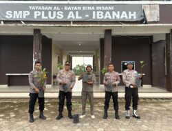 Polsek Pangkalan Kerinci Tanam Bibit Pohon, Dukung Program Penghijauan dan Kelestarian Alam