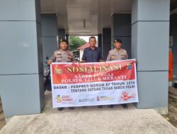 Polsek Teluk Meranti Gelar Patroli dan Sosialisasi Saber Pungli di Jalan Rambutan