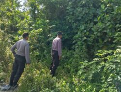 Sasar Titik Rawan, Polsek Pangkalan Kerinci Sosialisasikan Larangan Bakar Lahan