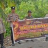 Polsek Kuala Kampar Turun ke Lapangan Sosialisasikan Maklumat Kapolda