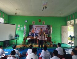 Bangun Karakter Sejak Hari Pertama, Polsek Kerumutan Ingatkan Bahaya Narkoba dan Bullying