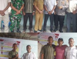 Warga desa Meunasah tengoh Kecamatan peudada Melakukan pemilihan Keuchik perode 2025-2031 selasa,8/juli/2025