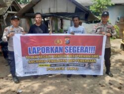 Bersama Warga, Polsek Ukui Tegas Tolak Aksi Premanisme