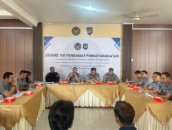 Lapas Sidoarjo Gelar Sidang Tim Pengamat Pemasyarakatan (TPP), Evaluasi Pembinaan dan Perilaku WBP