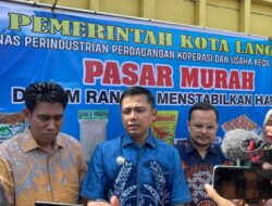 Walikota Langsa Kunjungi Gelar Pasar Murah Pemerintah Kota Di Lapangan Merdeka Langsa