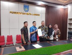 Pemko Langsa MOU Program Bimbingan dan Latihan Siswa Tamtama dan Bintara TNI AD