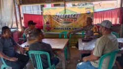 Warga Ukui Puas Bisa Ngobrol Langsung dengan Polisi Lewat Jumat Curhat