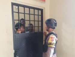 Polsek Kerumutan Lakukan Pengecekan Rutin Rutan, Seluruh Fasilitas Aman